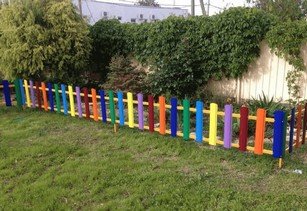 Декоративное ограждение участка в гостинице г. Саратов
